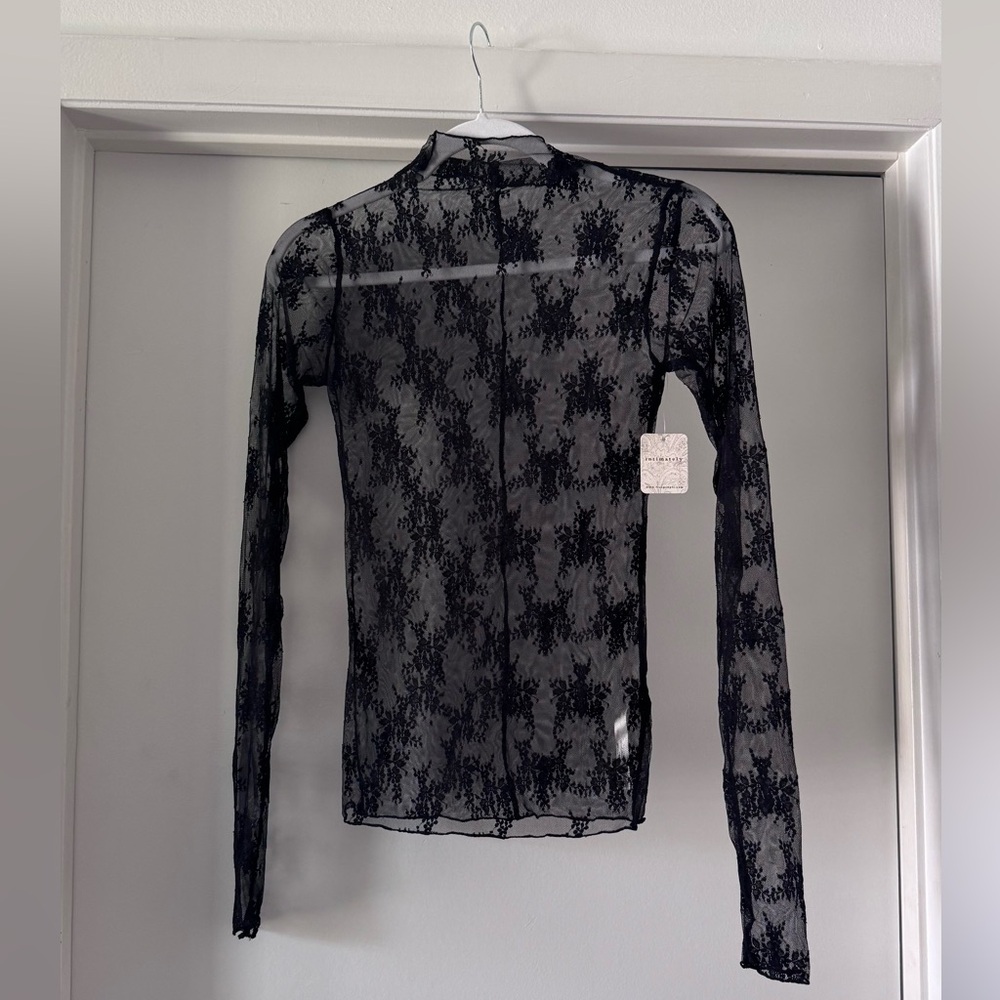 Free People Lady Lux Lace Top